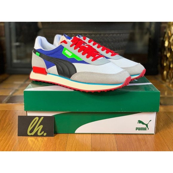 Size 9.5 Puma Future Rider Ride On "Dazzling Blue" - Picture 4 of 5